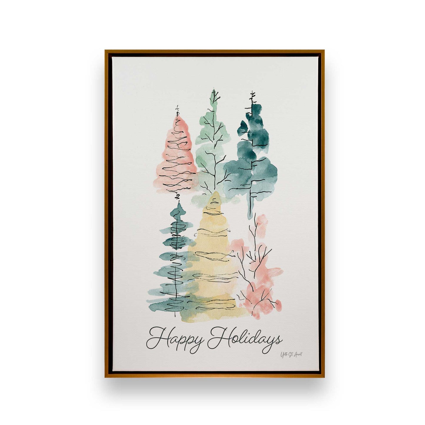 [Color:Polished Gold], Picture of art in a Polished Gold frame