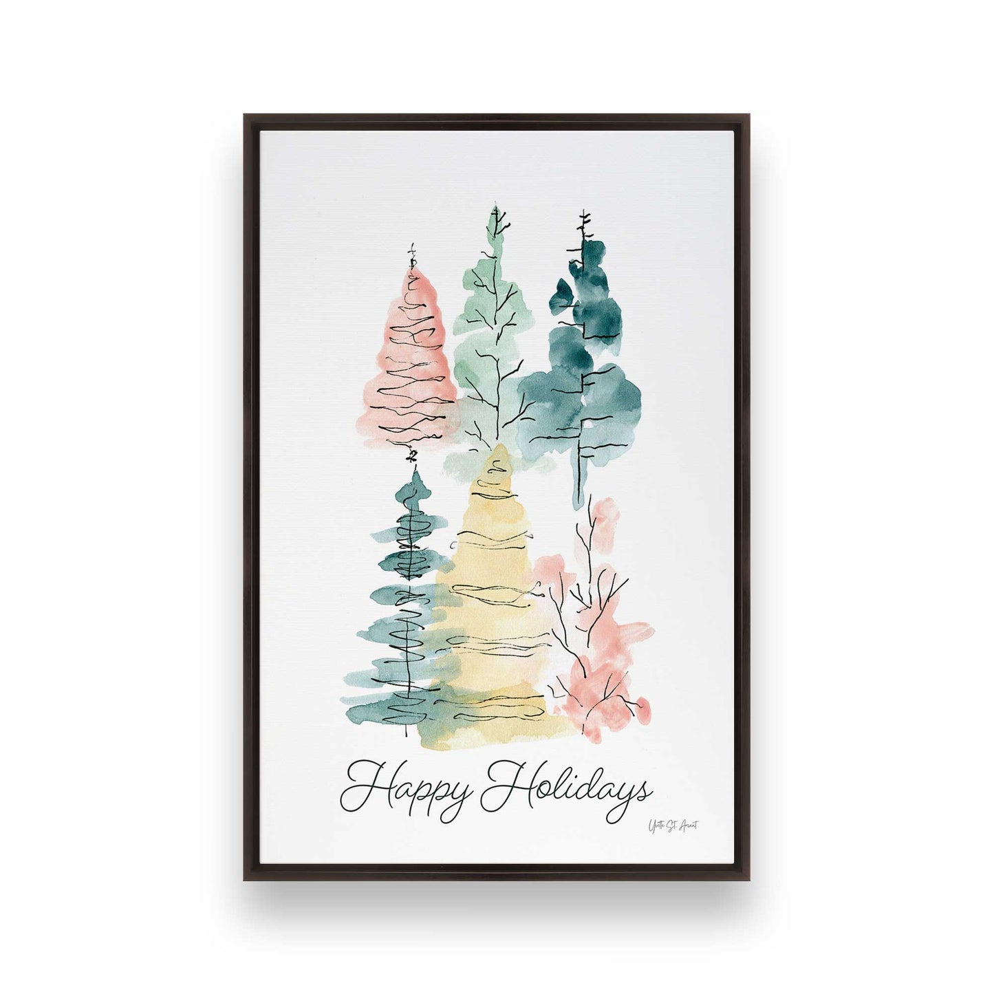 [Color:Espresso], Picture of art in a Espresso frame