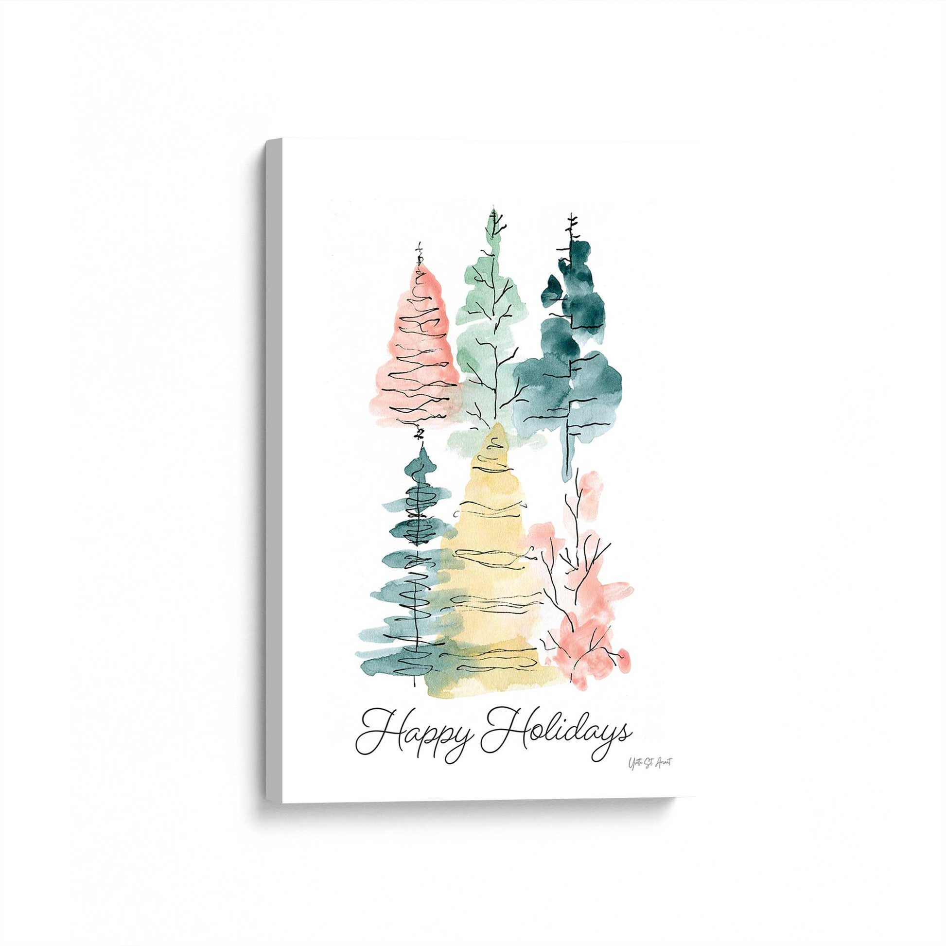 [Color:Stretched Canvas], Picture of art at an angle