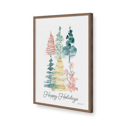 [Color:Walnut], Picture of art in a Walnut frame of the corner