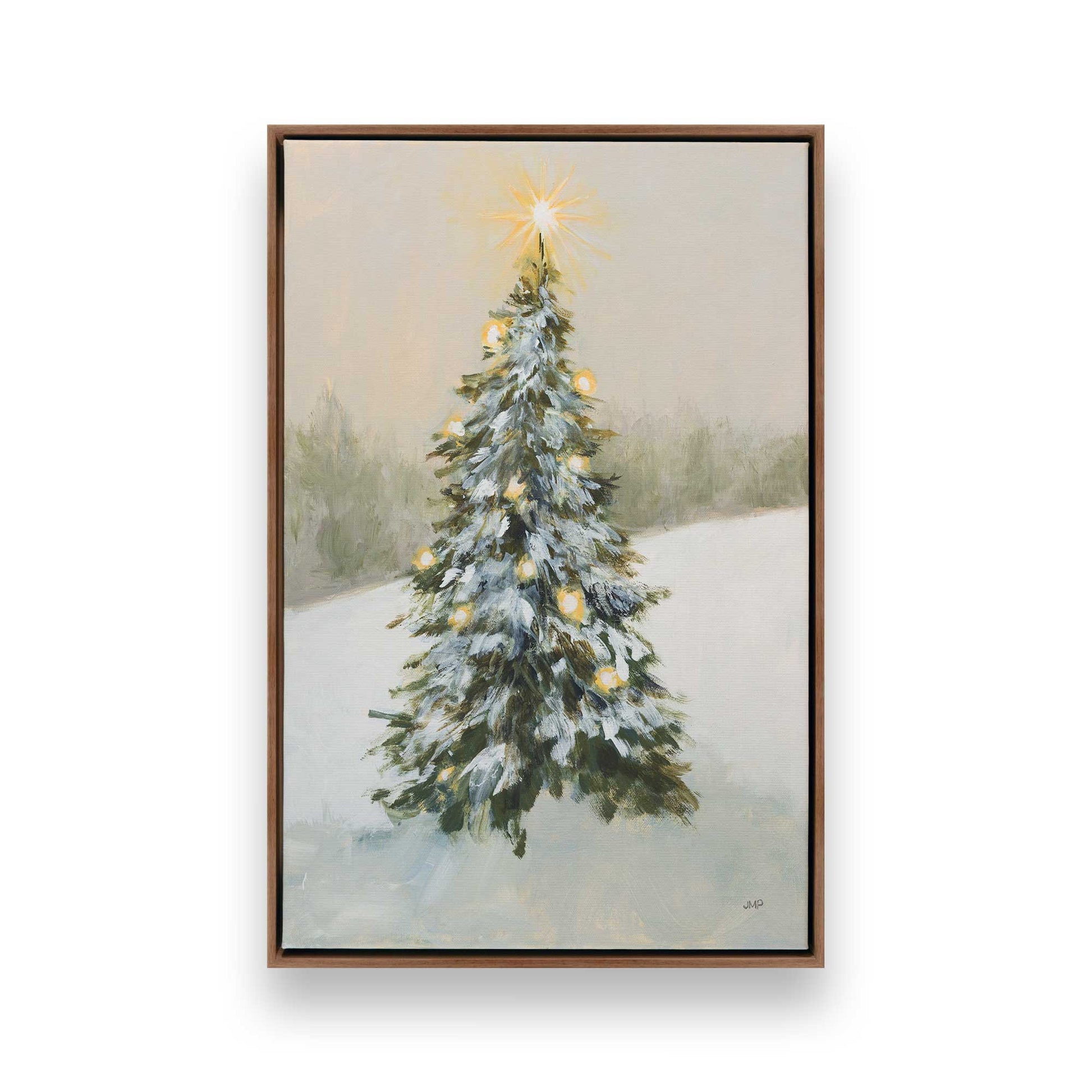 [Color:Walnut], Picture of art in a Walnut frame