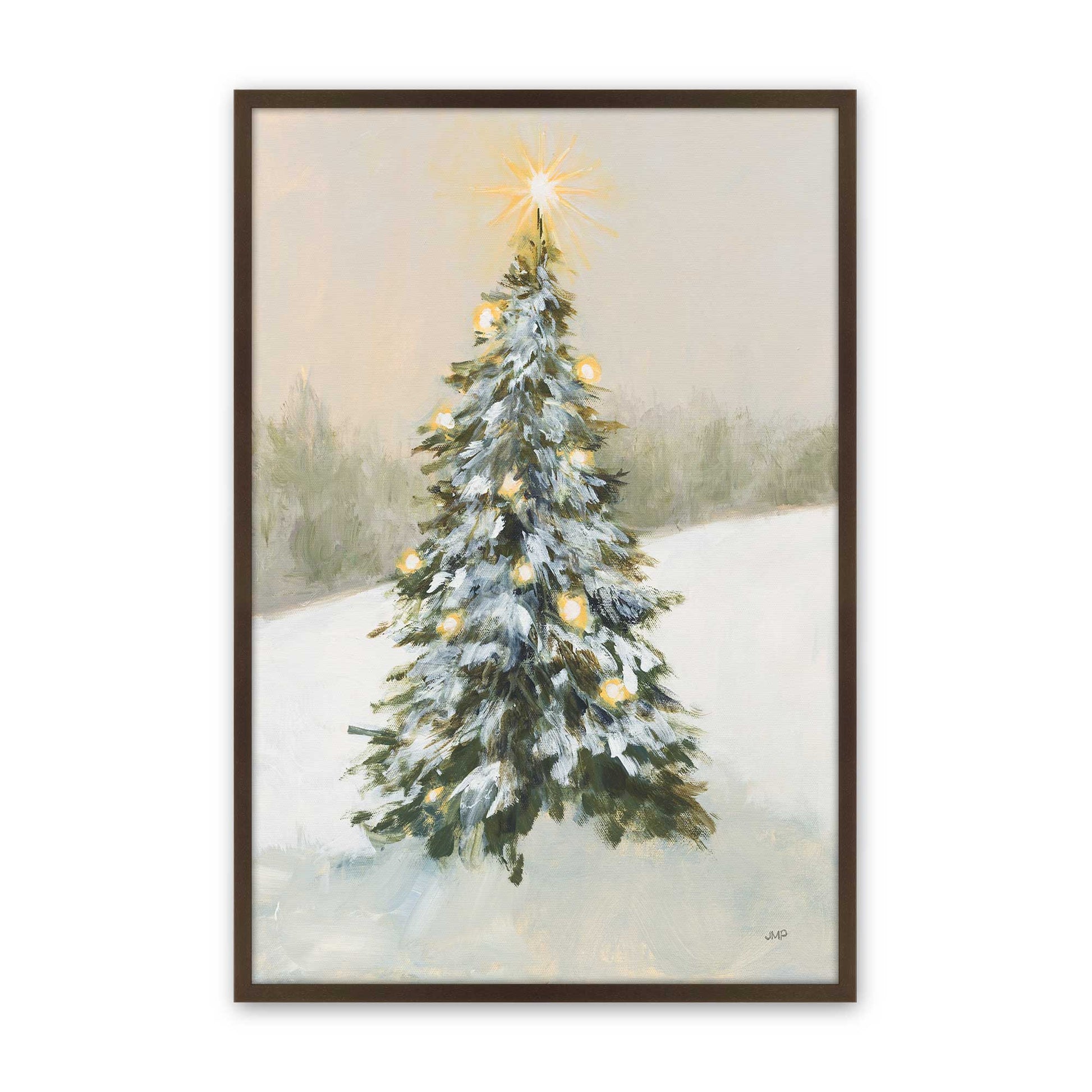 [Color:Brown], Picture of art in a Brown frame