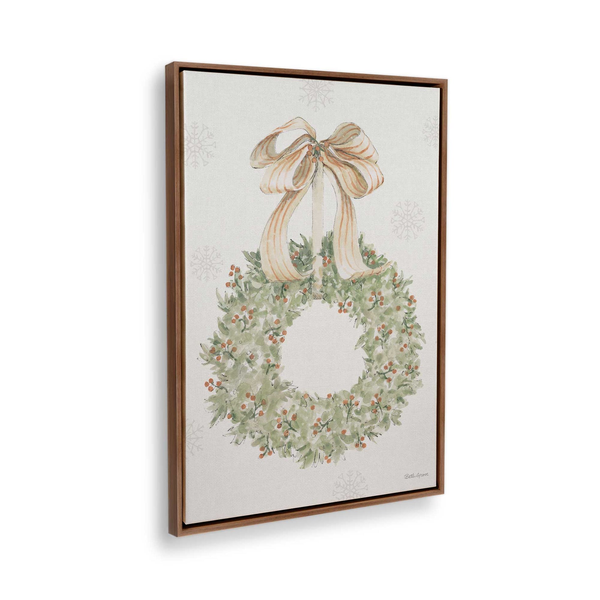 [Color:Walnut], Picture of the corner of the art