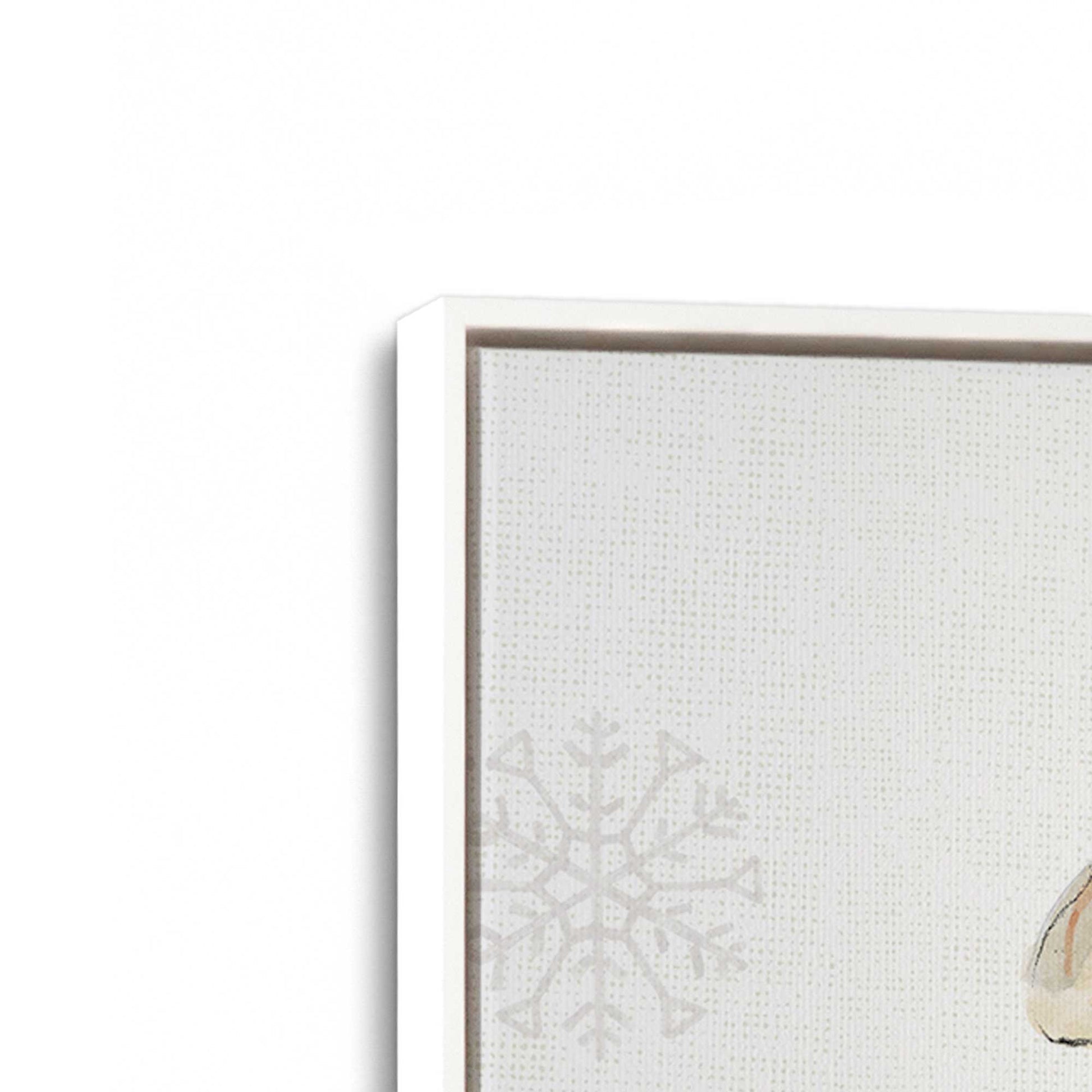 [Color:Opaque White], Picture of art in a White frame at an angle