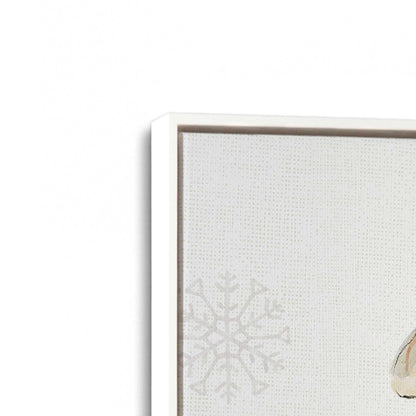 [Color:Opaque White], Picture of art in a White frame at an angle