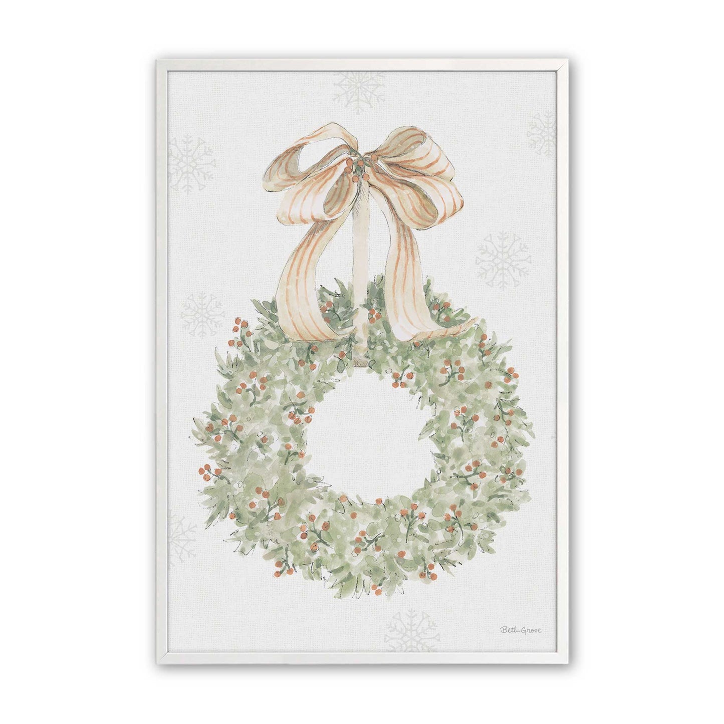 [Color:Opaque White], Picture of art in a Opaque White frame