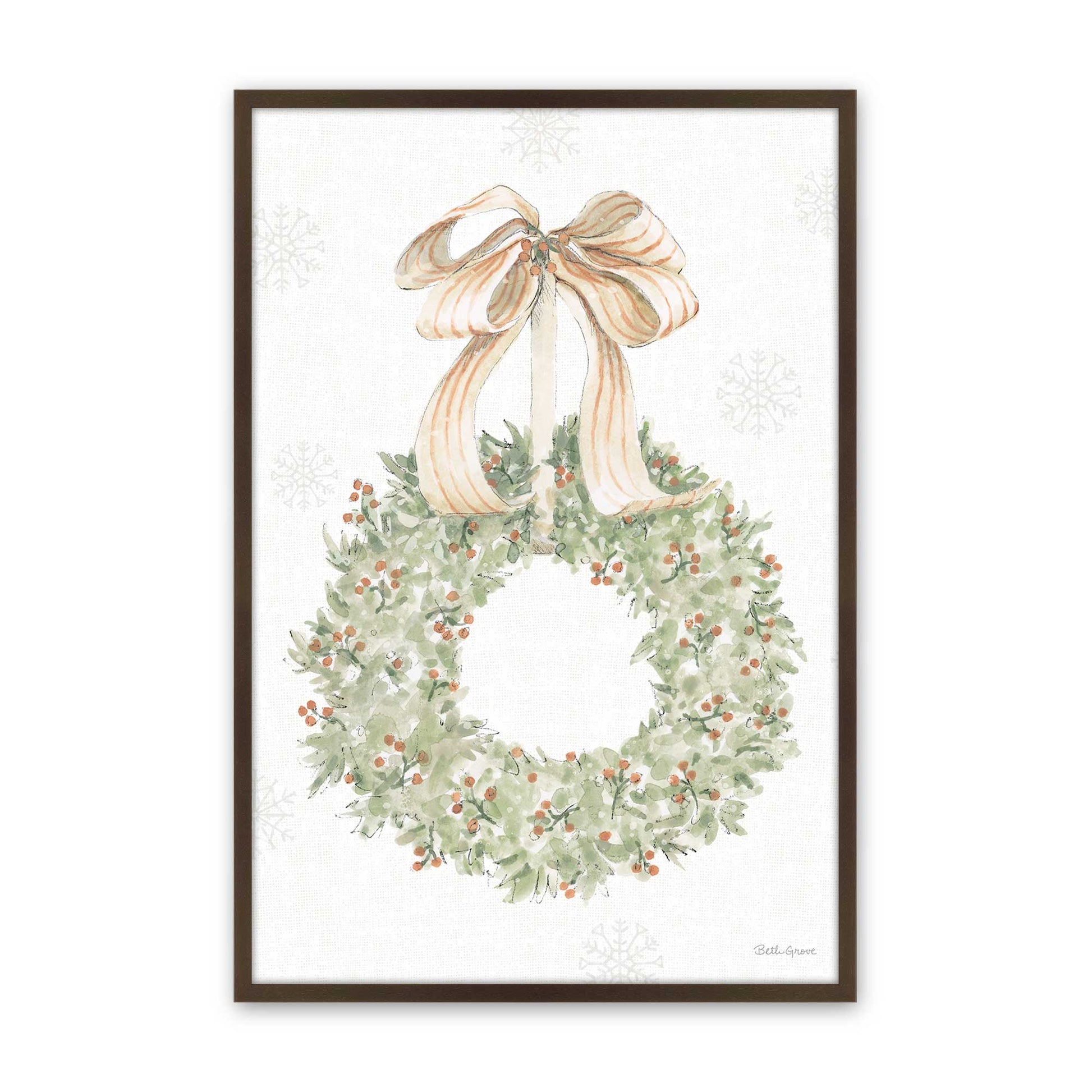 [Color:Belvinder Brown], Picture of art in a Belvinder Brown frame