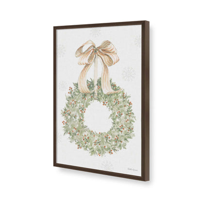 [Color:Brown], Picture of art in a Brown frame of the corner