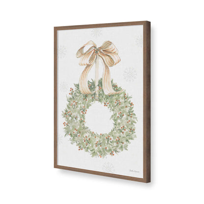 [Color:Walnut], Picture of art in a Walnut frame of the corner