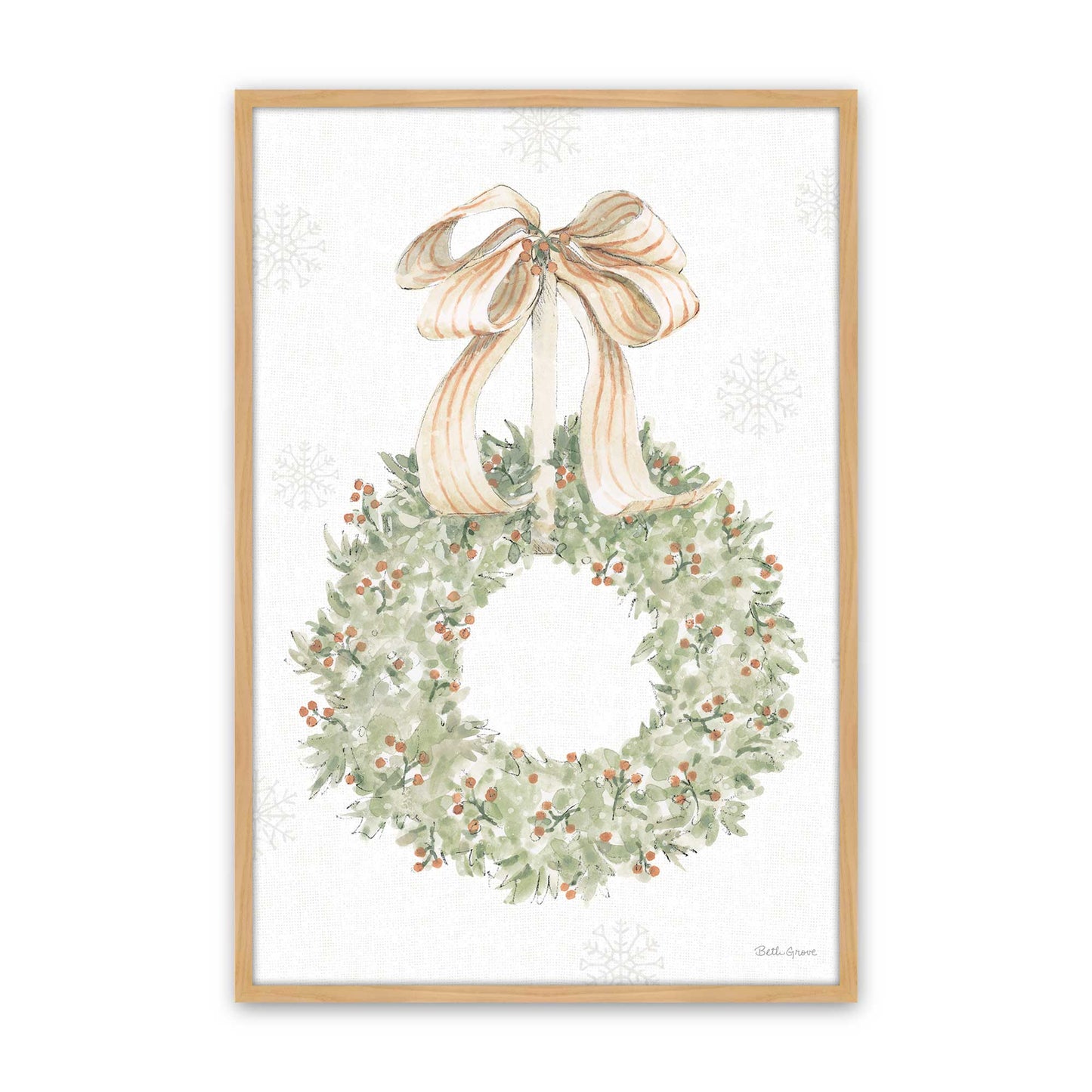 [Color:American Maple], Picture of art in a American Maple frame