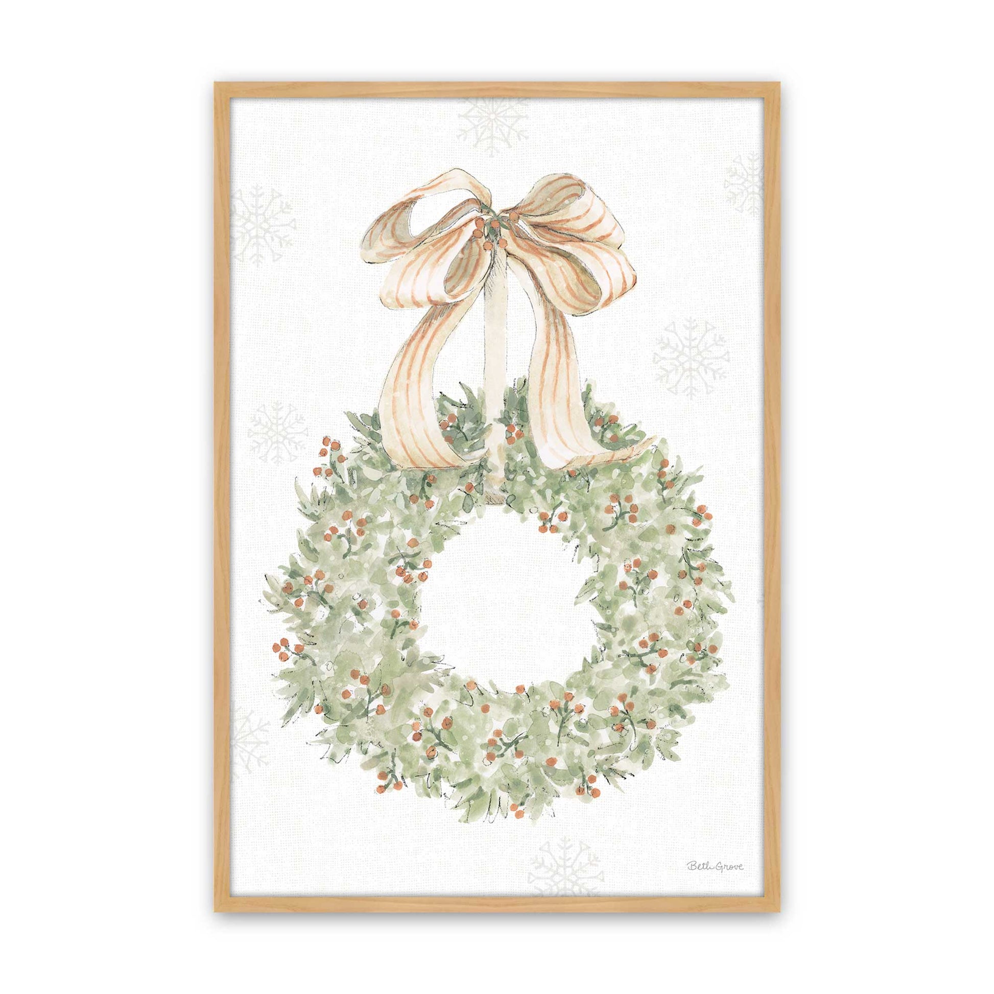 [Color:American Maple], Picture of art in a American Maple frame