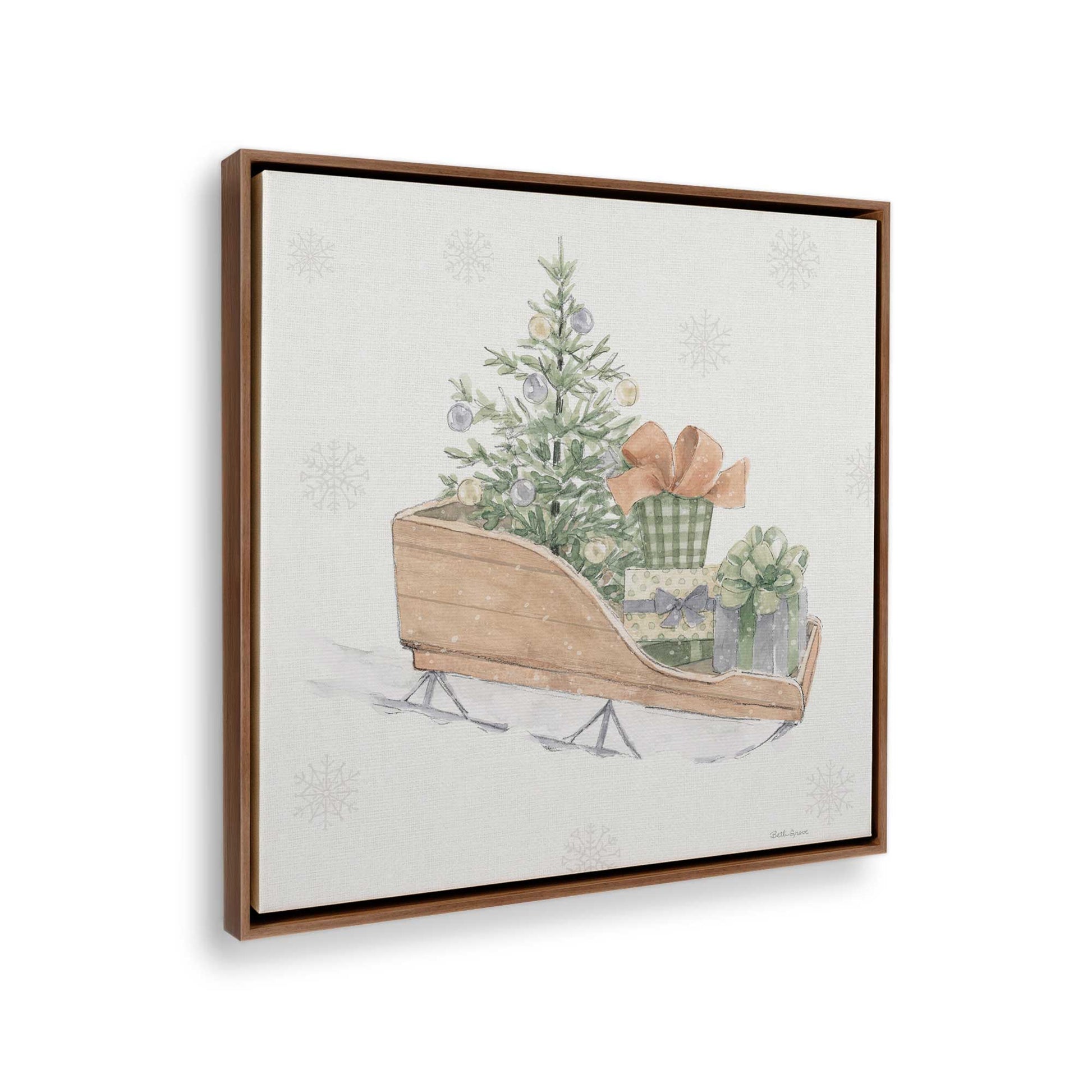 [Color:Walnut], Picture of the corner of the art