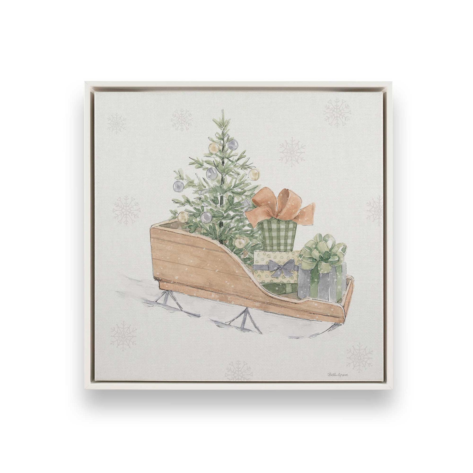 [Color:Opaque White], Picture of art in a White frame