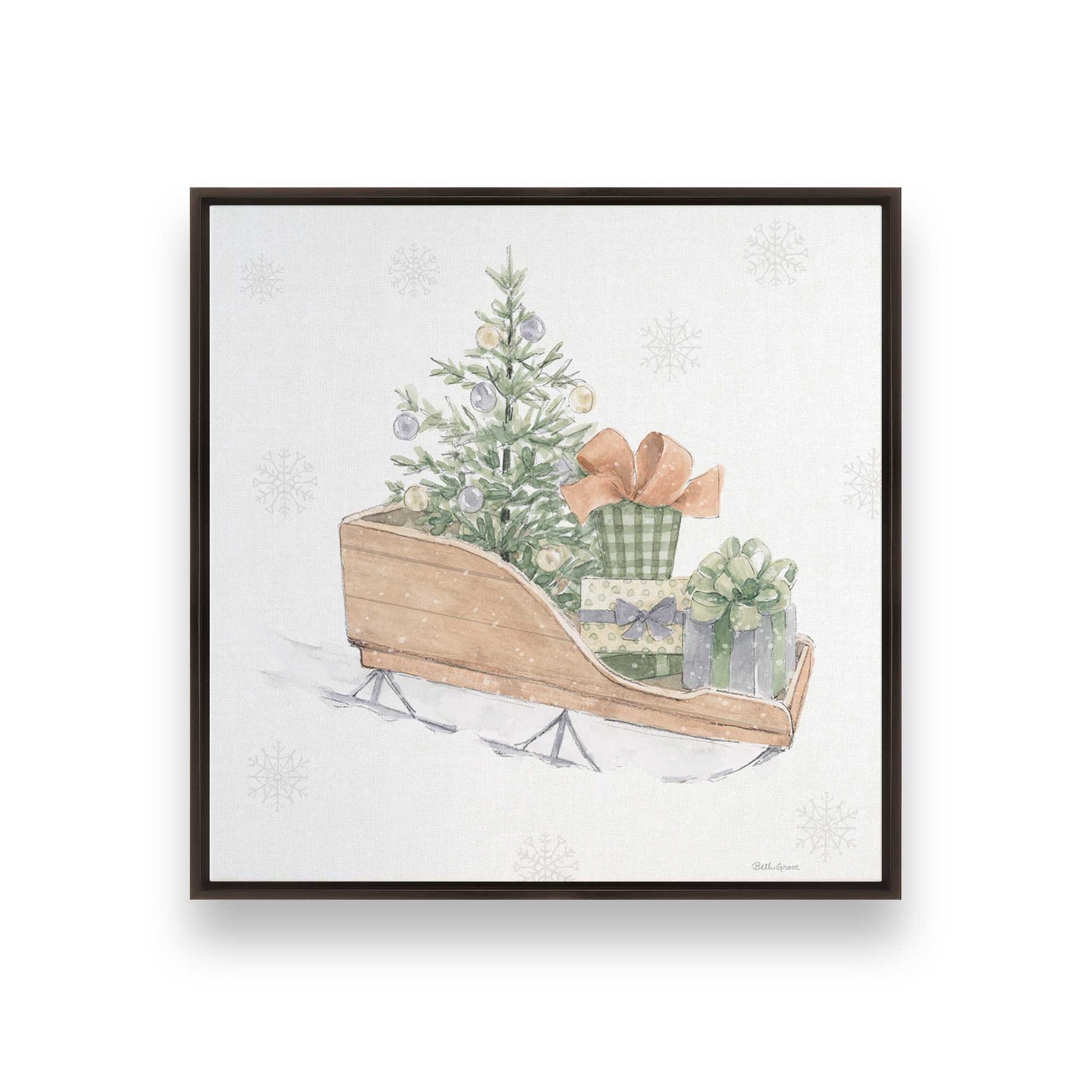 [Color:Espresso], Picture of art in a Espresso frame