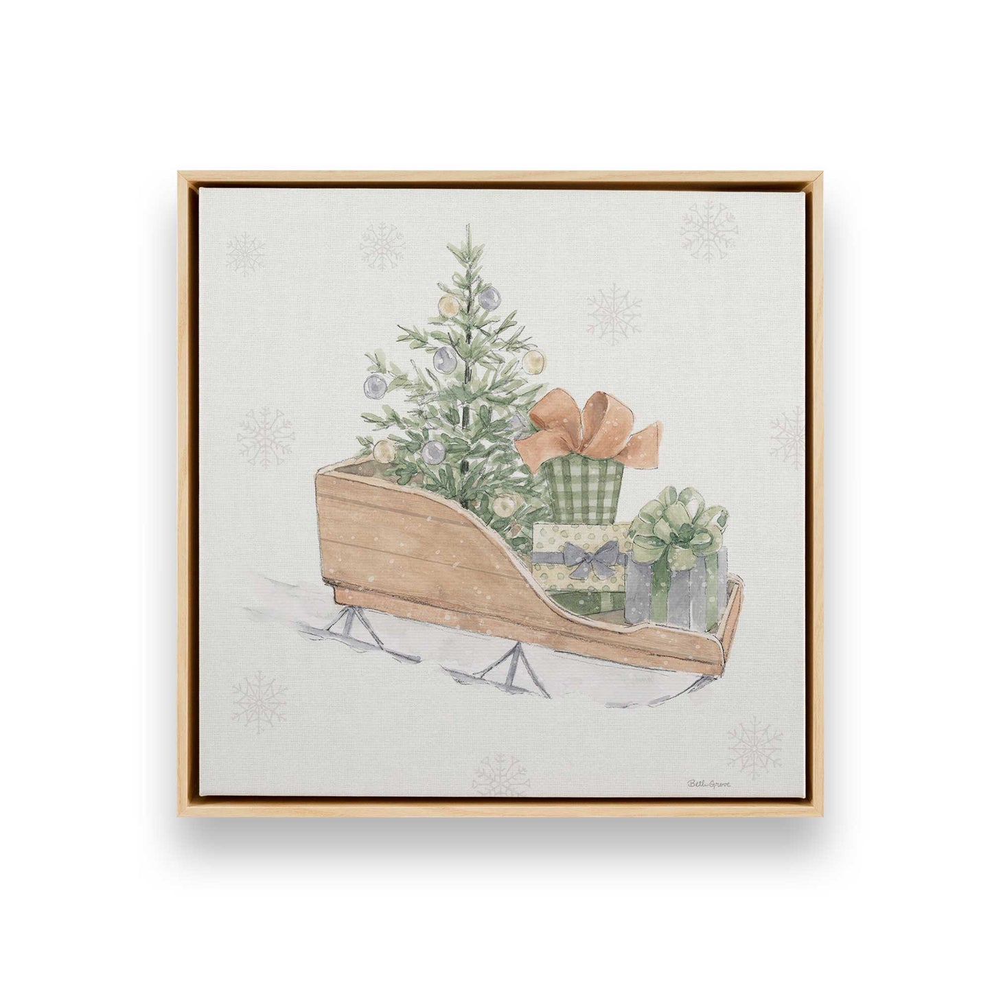 [Color:American Maple], Picture of art in a American Maple frame