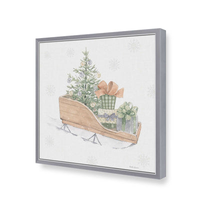 [Color:Polished Chrome], Picture of art in a Polished Chrome frame of the corner