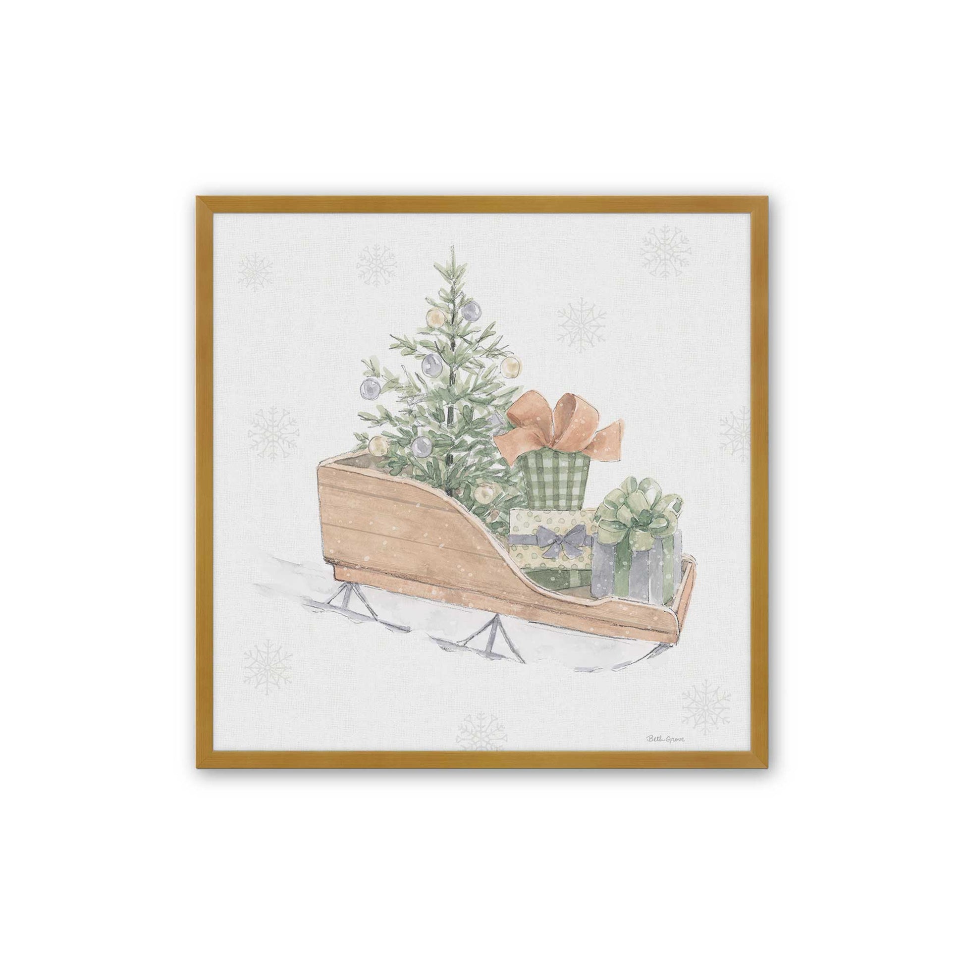 [Color:Polished Gold], Picture of art in a Polished Gold frame