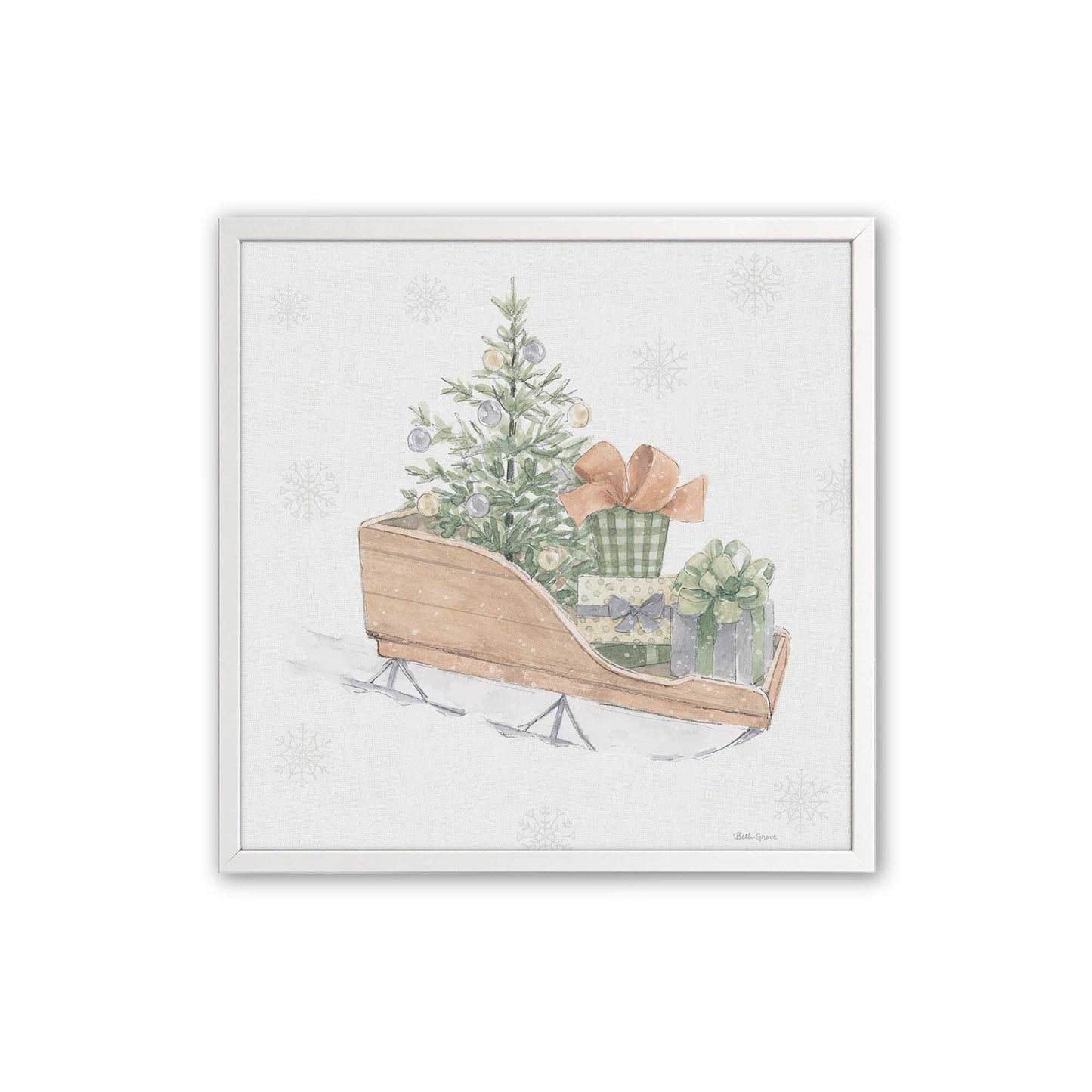 [Color:Opaque White], Picture of art in a Opaque White frame