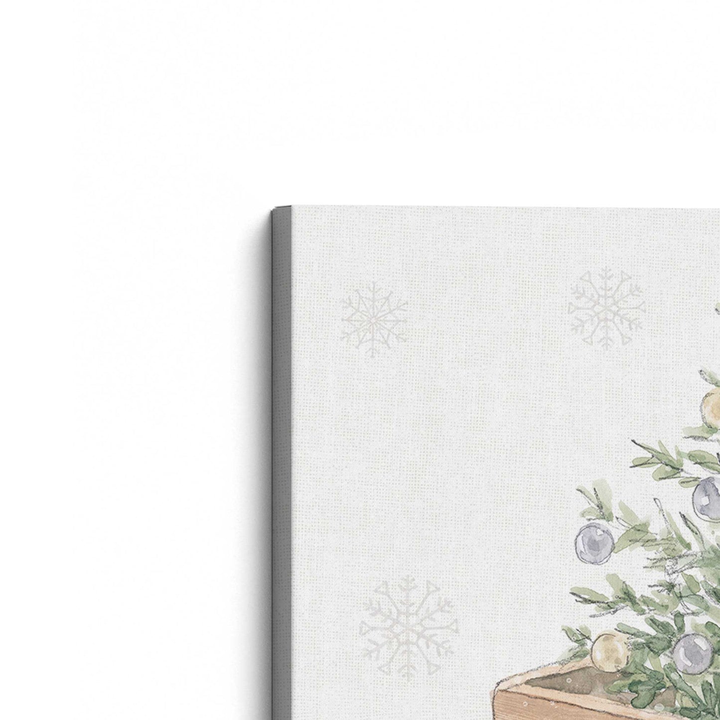 [Color:Stretched Canvas], Picture of the corner of the art