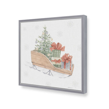 [Color:Polished Chrome], Picture of art in a Polished Chrome frame of the corner