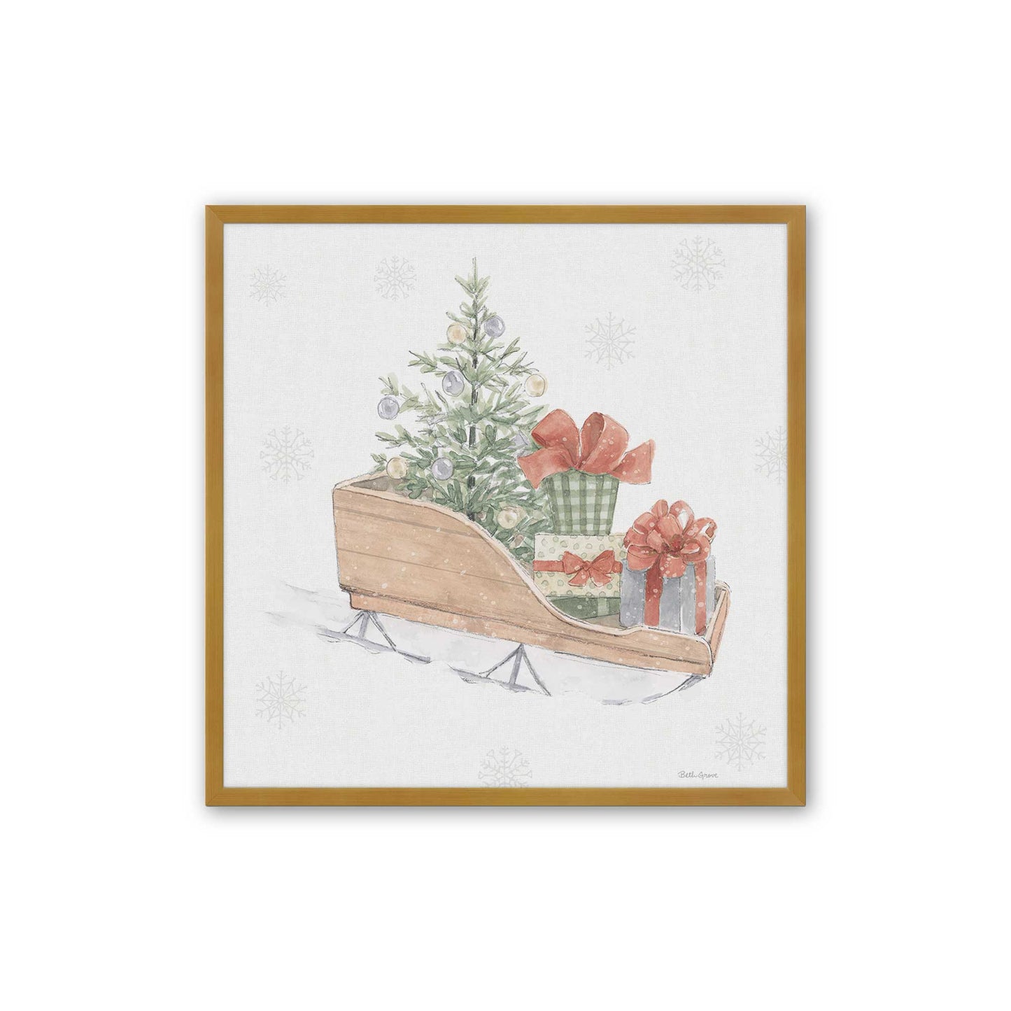 [Color:Polished Gold], Picture of art in a Polished Gold frame