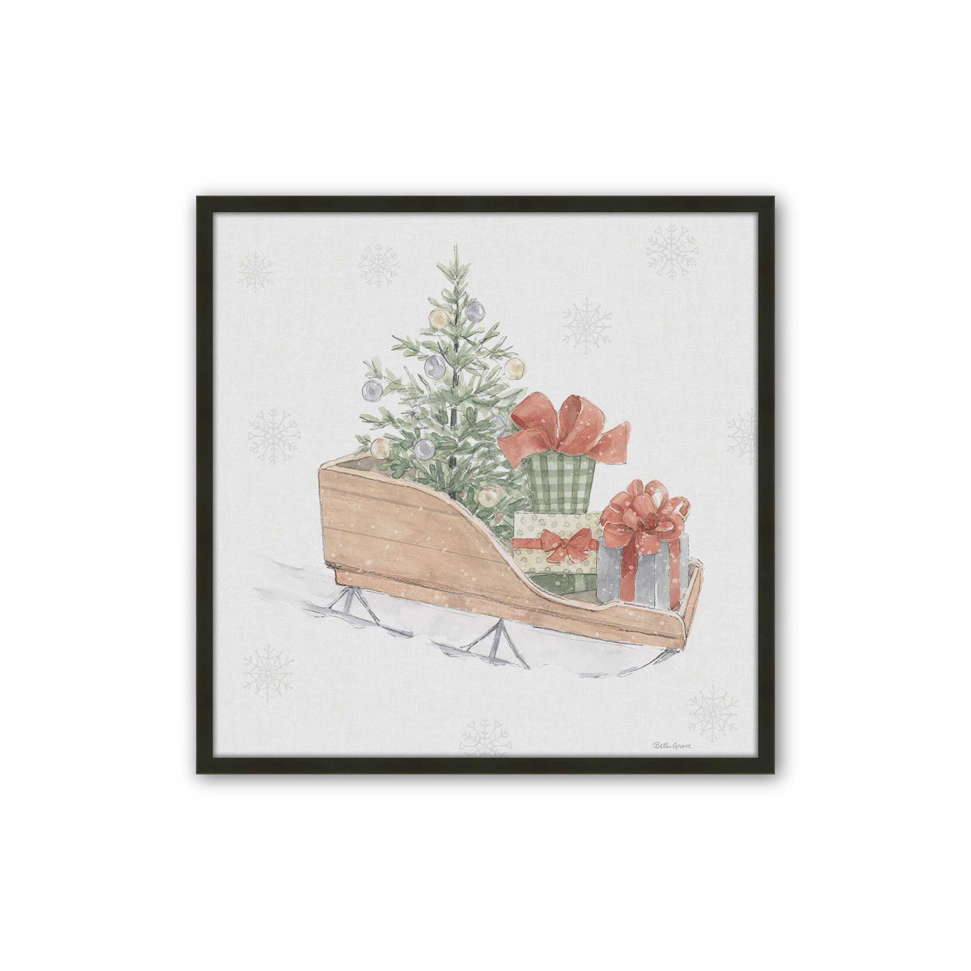 [Color:Satin Black], Picture of art in a Satin Black frame