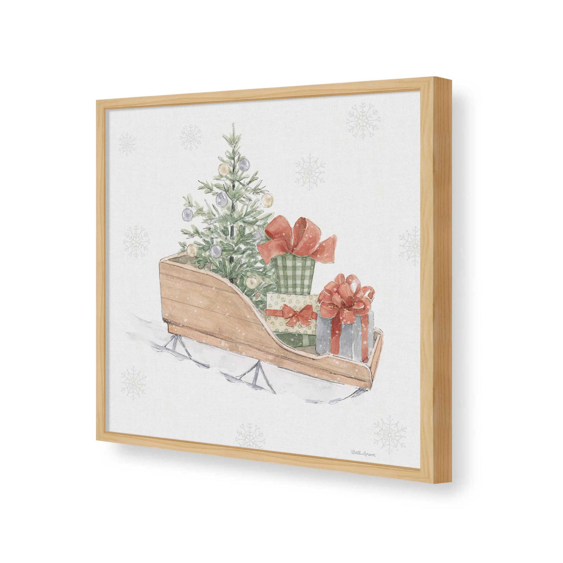 [Color:Espresso], Picture of art in a Espresso frame of the corner