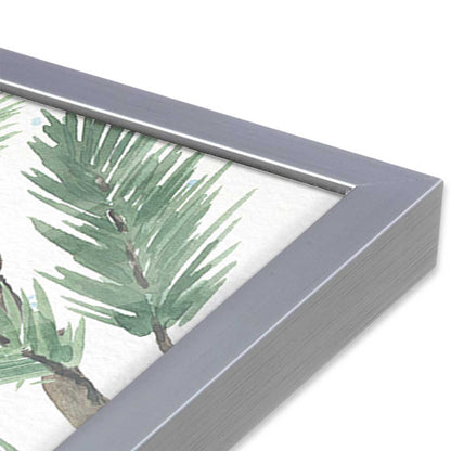 [Color:Polished Chrome], Picture of art in a Polished Chrome frame at an angle