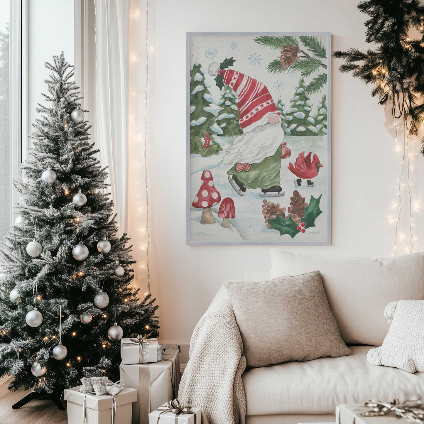 Picture of art in a room