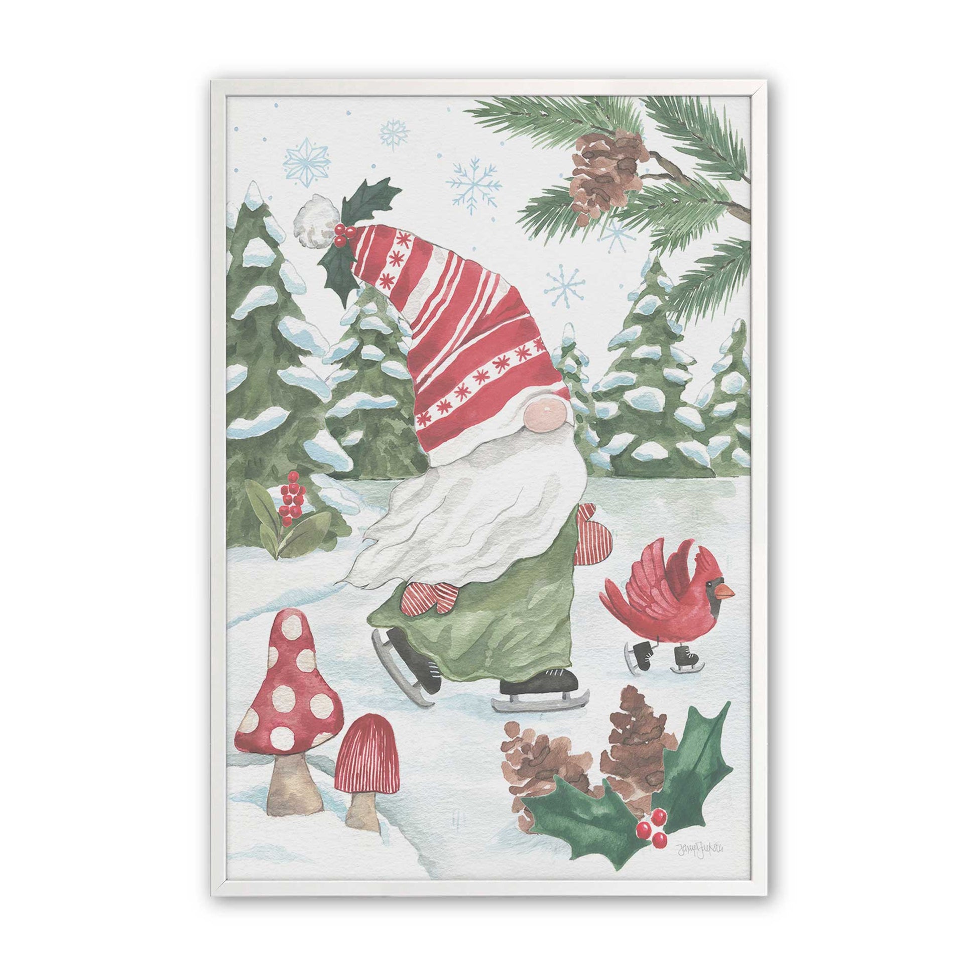 [Color:Opaque White], Picture of art in a Opaque White frame