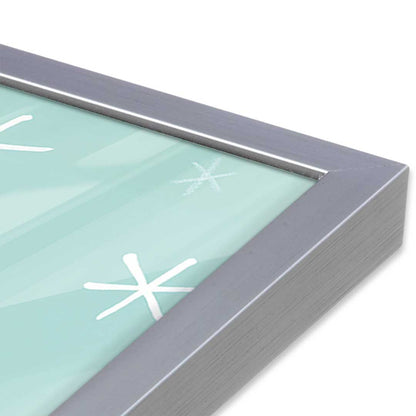 [Color:Polished Chrome], Picture of art in a Polished Chrome frame at an angle