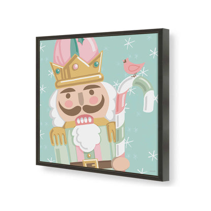 [Color:Satin Black], Picture of art in a Satin Black frame of the corner