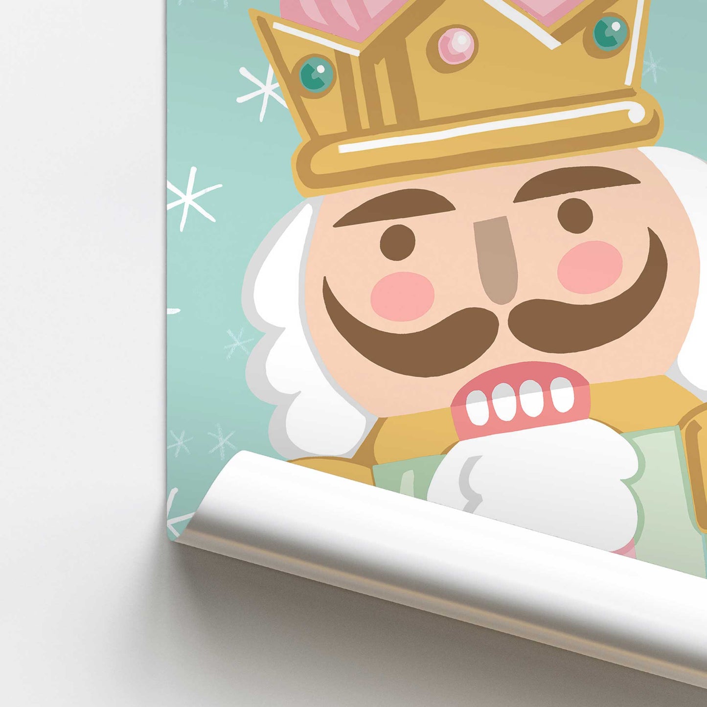 [Color:Rolled Print], Picture of close up of art