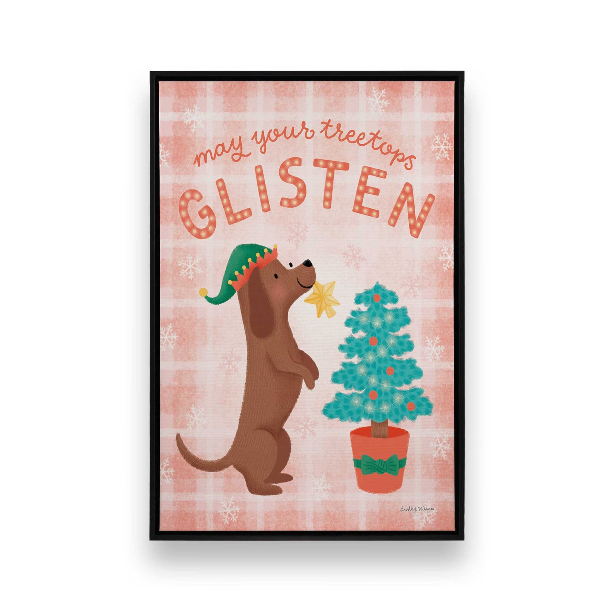 [Color:Satin Black], Picture of art in a Satin Black frame