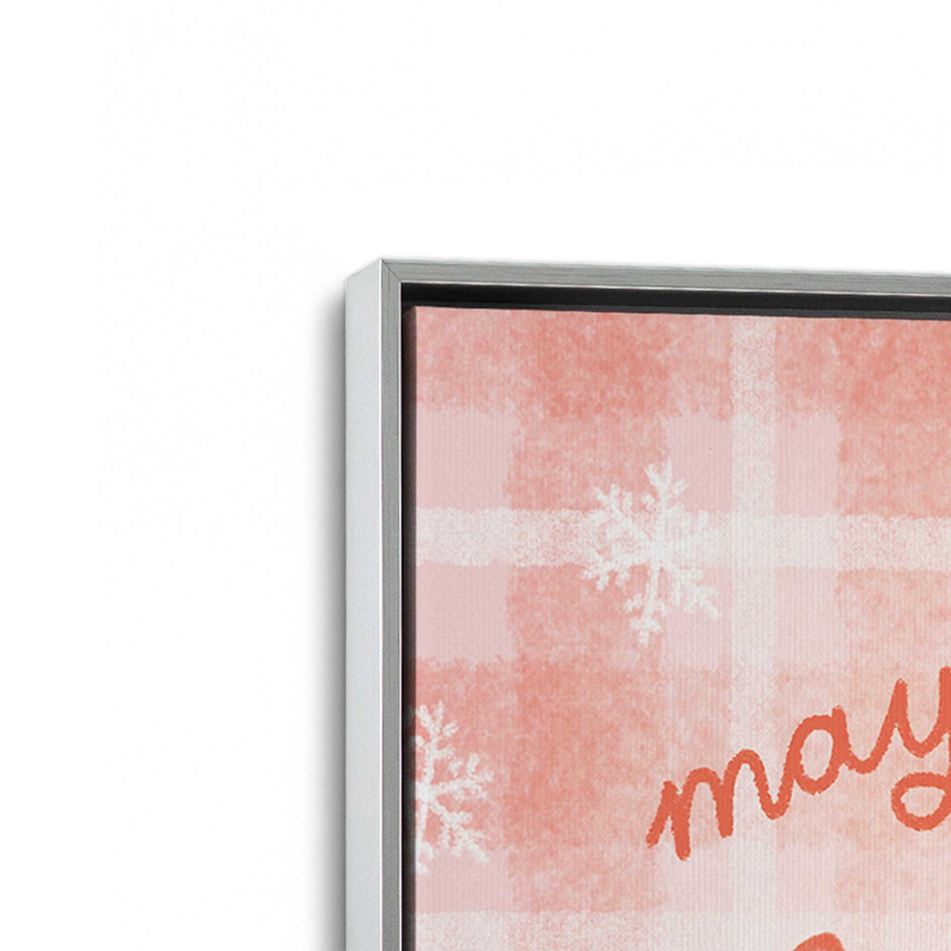 [Color:Polished Chrome], Picture of art in a Polished Chrome frame at an angle