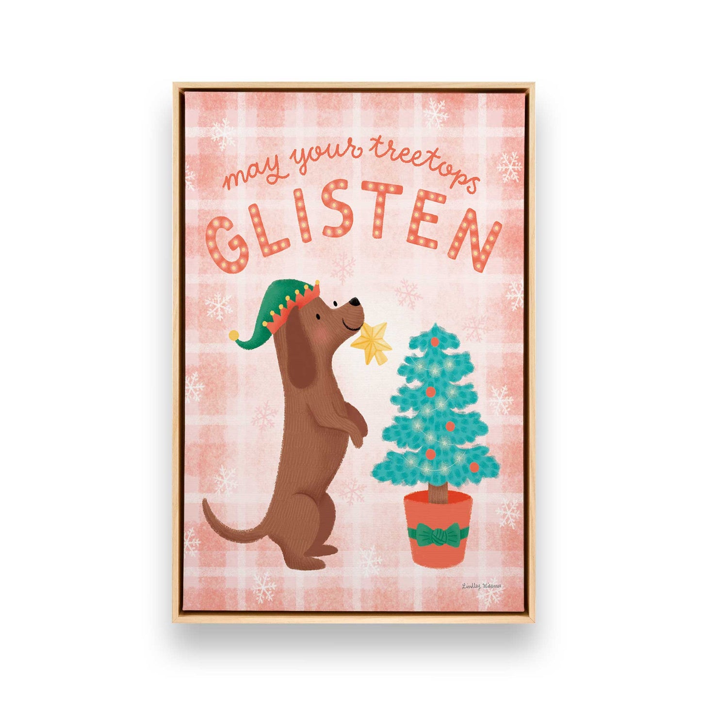 [Color:American Maple], Picture of art in a American Maple frame