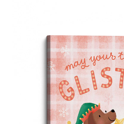 [Color:Stretched Canvas], Picture of the corner of the art