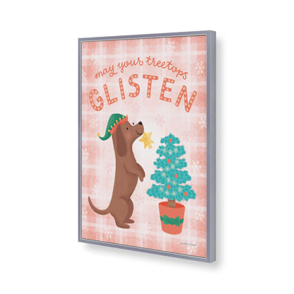 [Color:Polished Chrome], Picture of art in a Polished Chrome frame of the corner