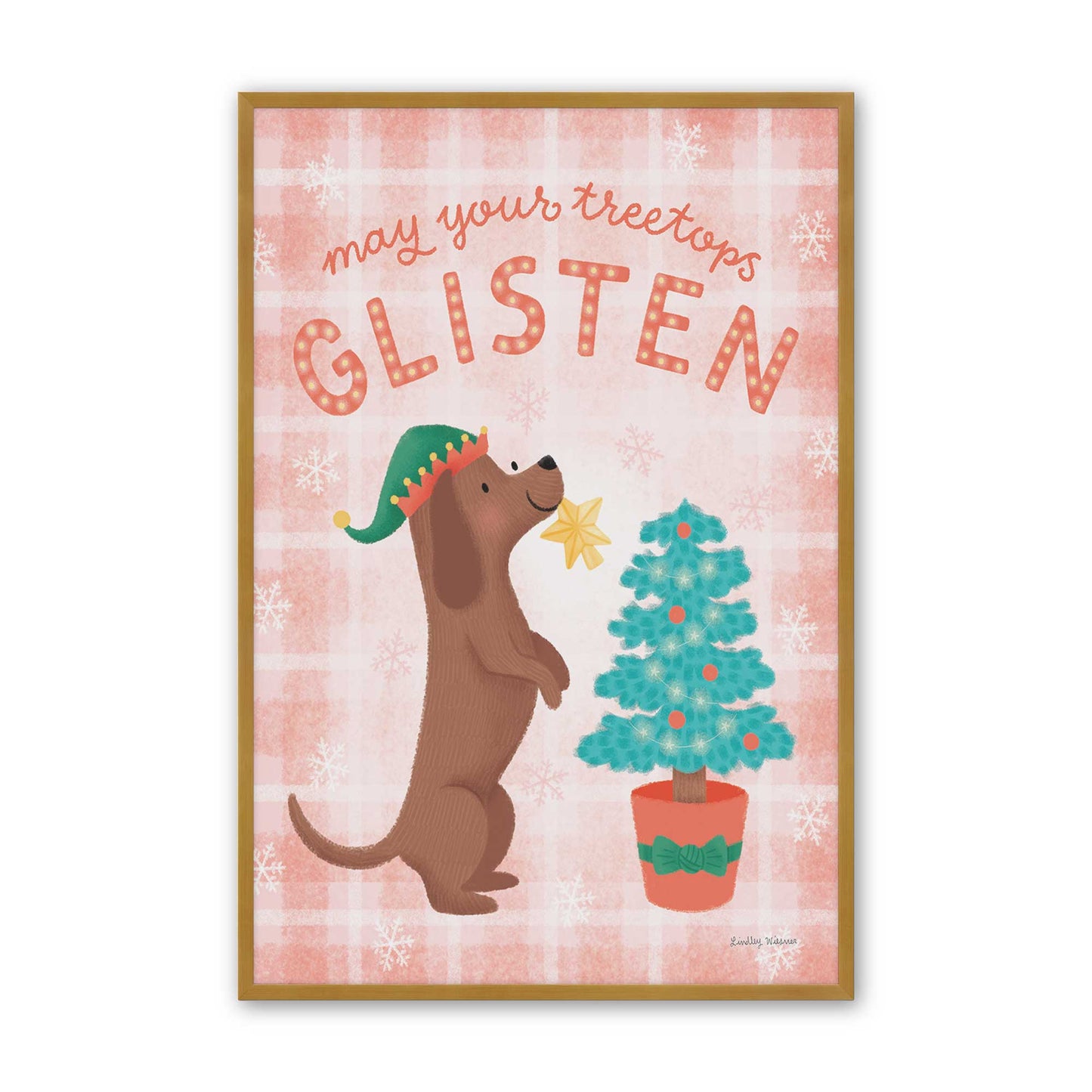 [Color:Polished Gold], Picture of art in a Polished Gold frame