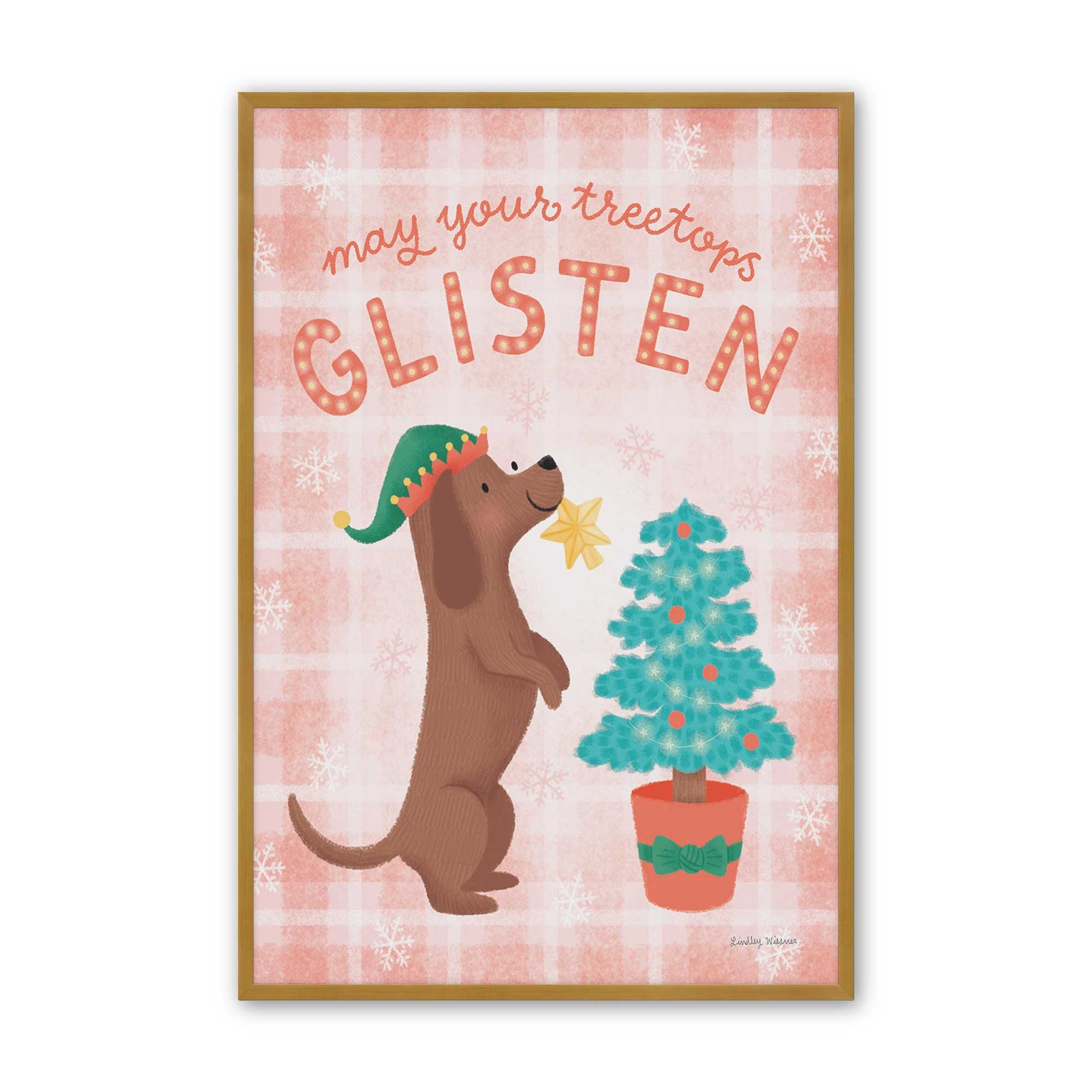 [Color:Polished Gold], Picture of art in a Polished Gold frame