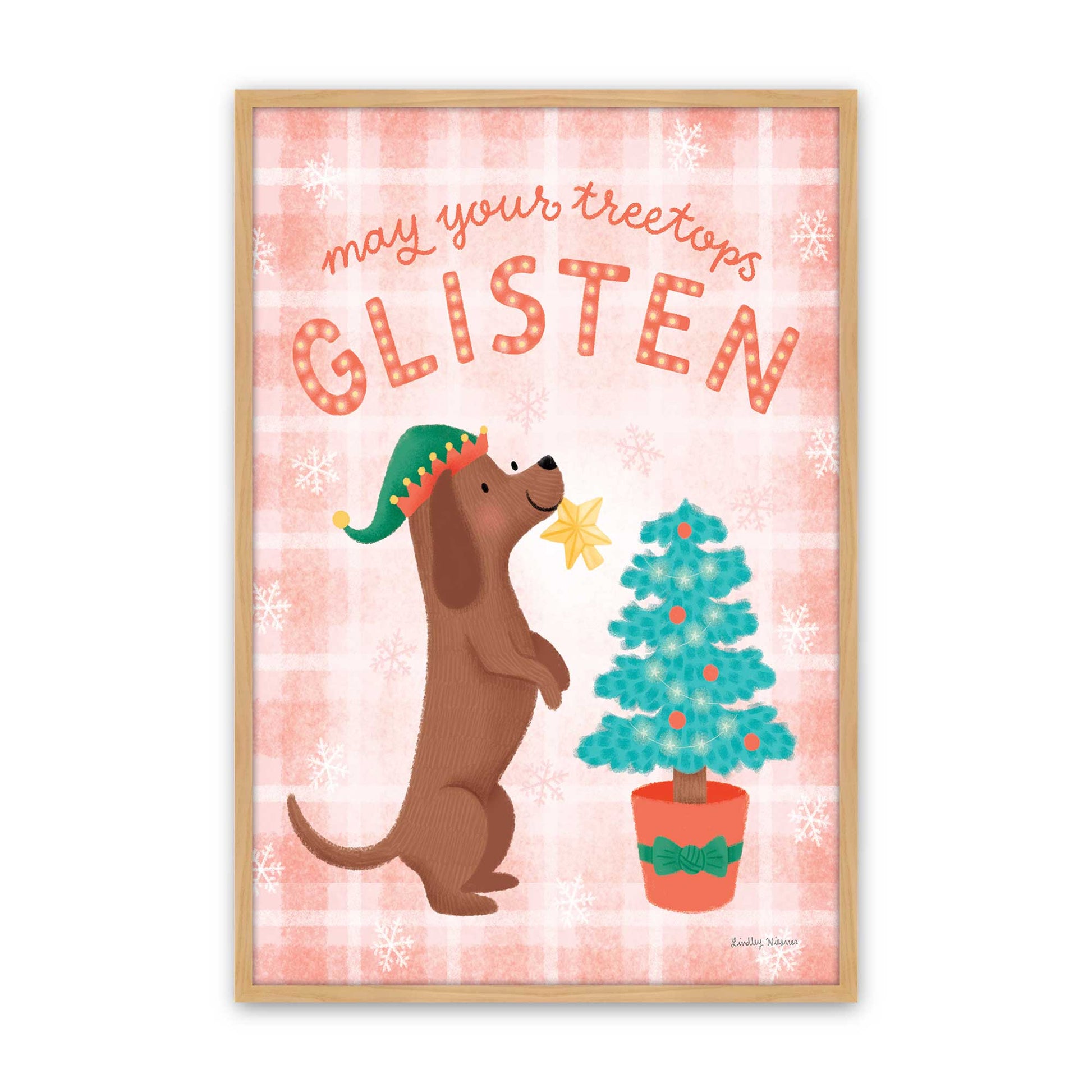 [Color:American Maple], Picture of art in a American Maple frame