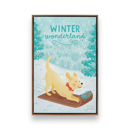 [Color:Walnut], Picture of art in a Walnut frame