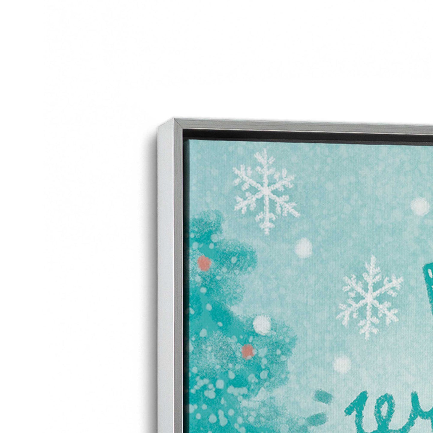 [Color:Polished Chrome], Picture of art in a Polished Chrome frame at an angle