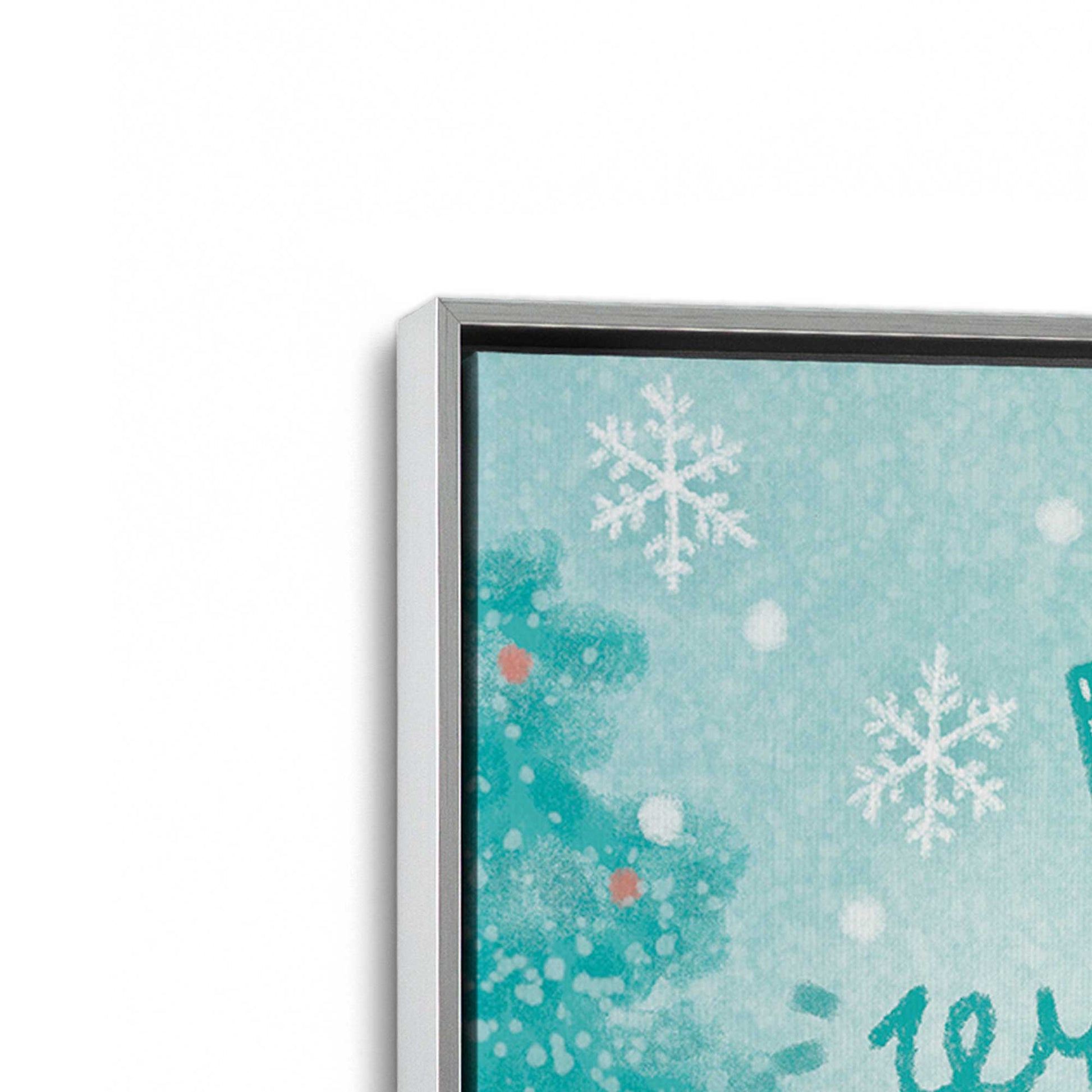 [Color:Polished Chrome], Picture of art in a Polished Chrome frame at an angle