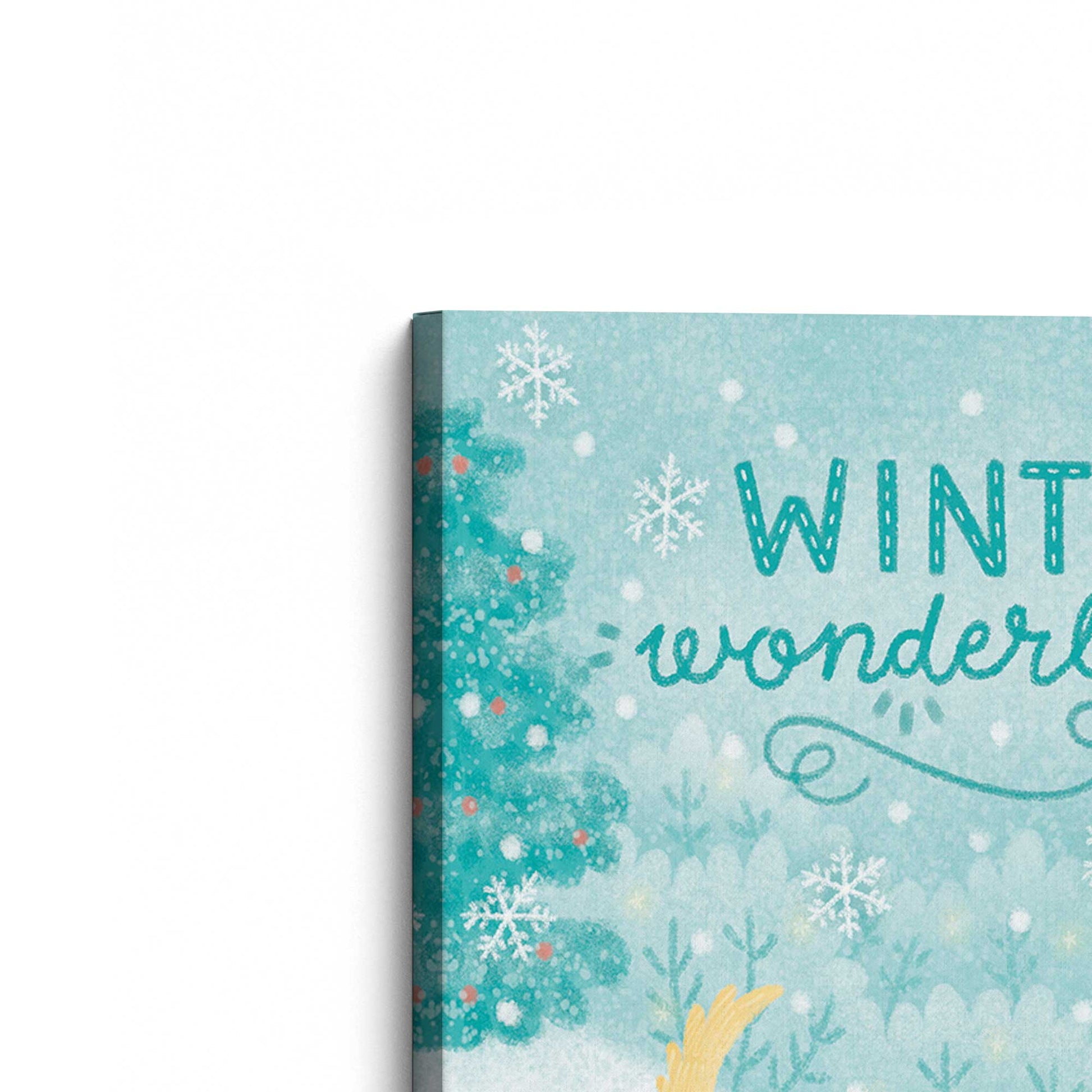 [Color:Stretched Canvas], Picture of the corner of the art