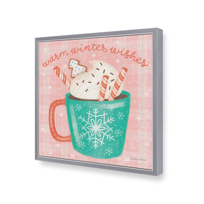 [Color:Polished Chrome], Picture of art in a Polished Chrome frame of the corner