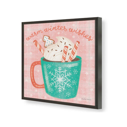 [Color:Satin Black], Picture of art in a Satin Black frame of the corner