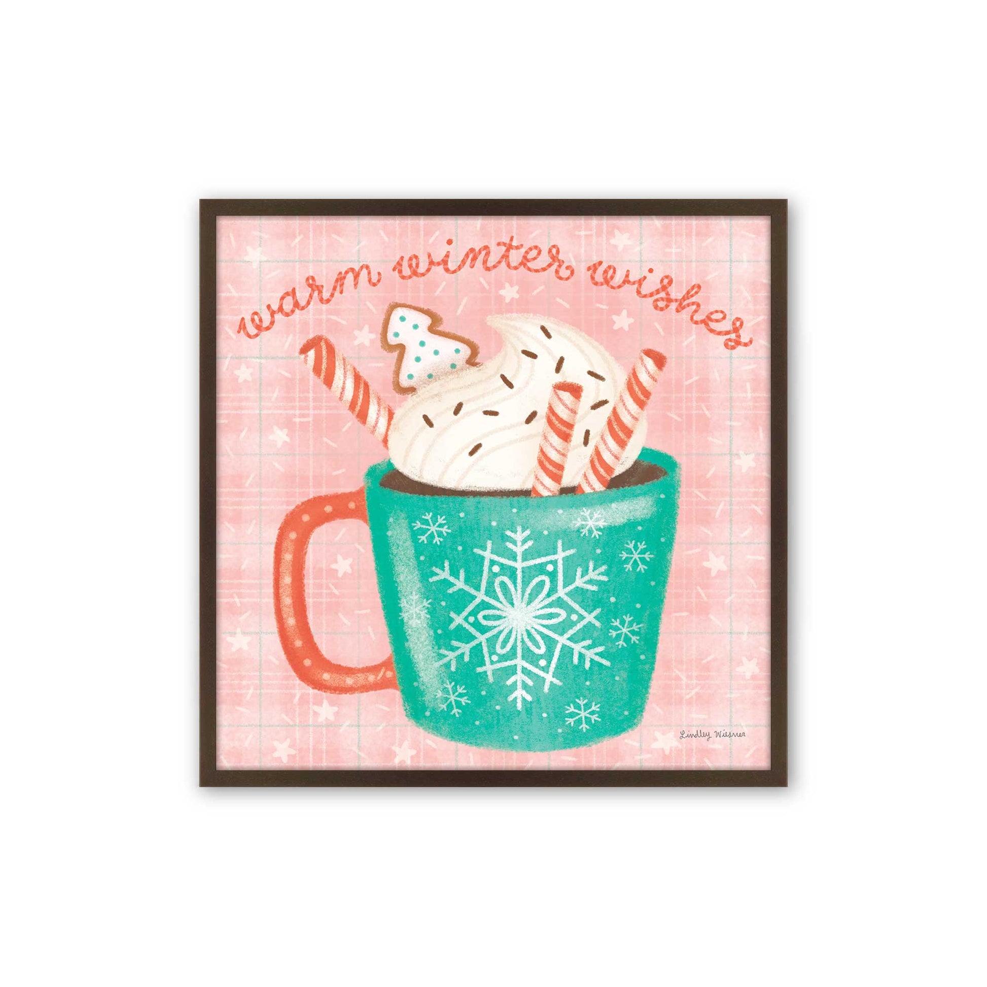 [Color:Espresso], Picture of art in a Espresso frame