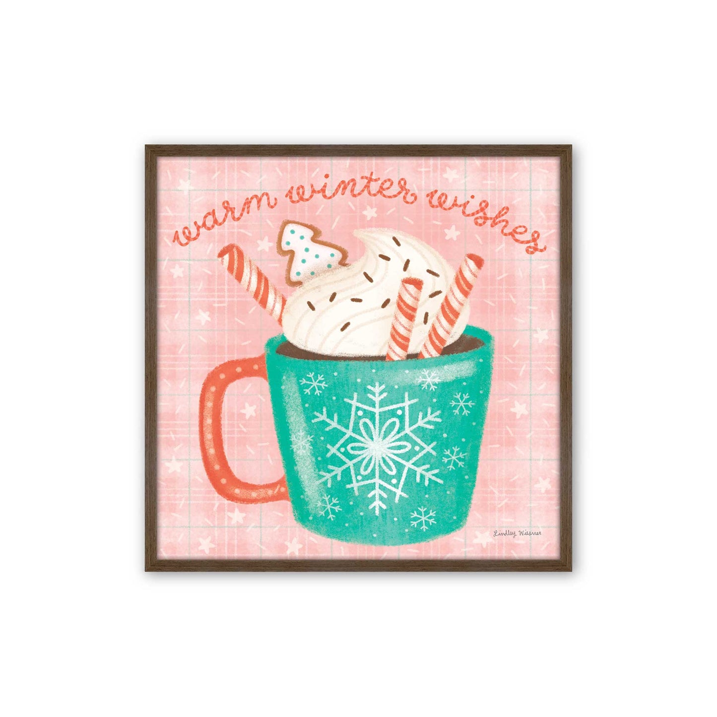 [Color:Walnut], Picture of art in a Walnut frame