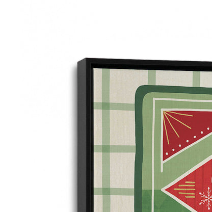 [Color:Satin Black], Picture of art in a Satin Black frame at an angle